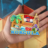 Refrigerator Magnet for Korcula Croatia  2235