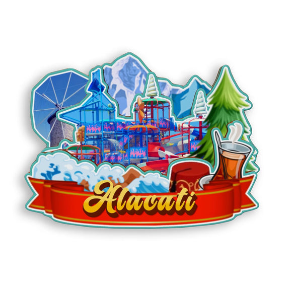 Refrigerator Magnet for Alacati Greece  1689