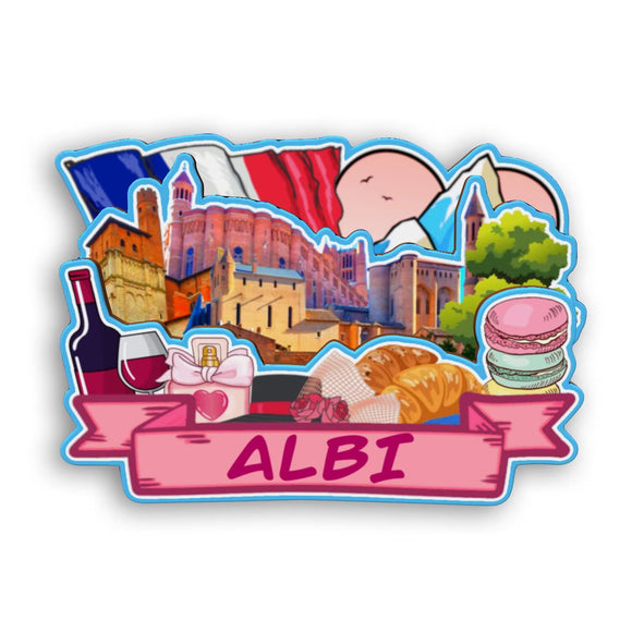 Refrigerator Magnet for Albi France  2581