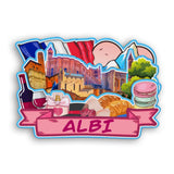 Refrigerator Magnet for Albi France  2581