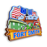 Kühlschrankmagnet für Fort Smith Arkansas USA 335