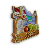 Refrigerator Magnet for Cesis Latvia  2492