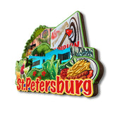 Магнит на холодильник для Санкт-Петербурга, Флорида, США 206