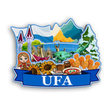 Refrigerator Magnet for Ufa Russia  2529
