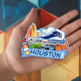 Kühlschrankmagnet für Houston Texas USA 382