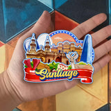 Магнит на холодильник Сантьяго, Чили 2841