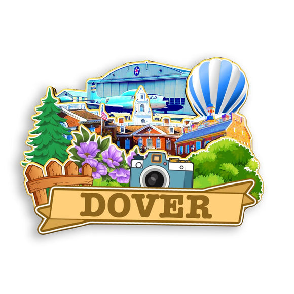 Refrigerator Magnet for Dover Delaware USA  294