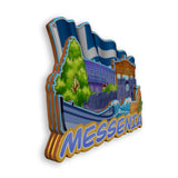 Refrigerator Magnet for Messenia Greece  1792