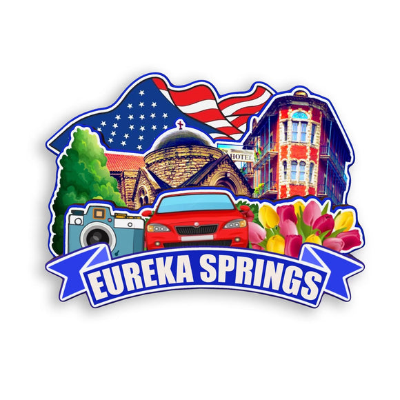 Refrigerator Magnet for Eureka Springs Arkansas USA  342