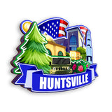 Kühlschrankmagnet für Huntsville Alabama USA 371