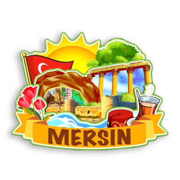 Refrigerator Magnet for Mersin Turkey  1684