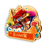 Refrigerator Magnet for Ji'an, Jiangxi, China  790
