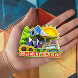Refrigerator Magnet for Great Falls Montana USA  1031