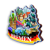Refrigerator Magnet for Bremen Germany  1183