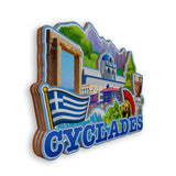 Refrigerator Magnet for Cyclades Greece  1795