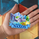Refrigerator Magnet for Naxos Greece  1758