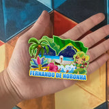 Магнит на холодильник для Фернандо де Норонья, Бразилия, 1924 г.