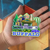 Refrigerator Magnet for Buffalo New York USA  1074