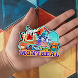 Kühlschrankmagnet für Montreal, Kanada 1851