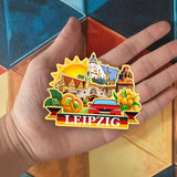 Refrigerator Magnet for Leipzig Germany  1192