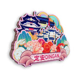 Магнит на холодильник для Динъань, Хайнань, Китай 464