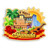 Kühlschrankmagnet für Granada, Spanien 1390
