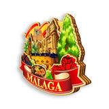 Refrigerator Magnet for Malaga Spain  1396