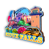 Refrigerator Magnet for Sioux Falls South Dakota USA  1137