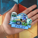 Kühlschrankmagnet für Foley Alabama USA 365