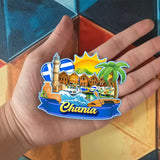 Refrigerator Magnet for Chania Greece  1729