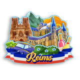 Refrigerator Magnet for Reims France  1351