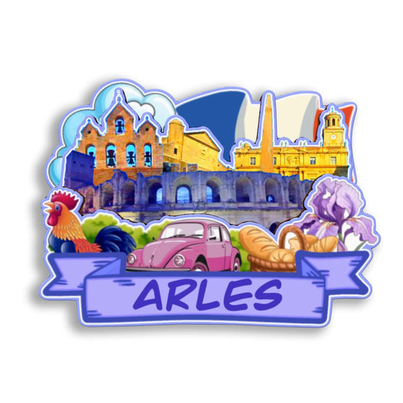 Refrigerator Magnet for Arles France  2618