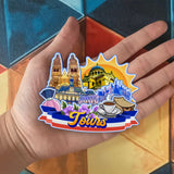Refrigerator Magnet for Tours France  1337