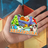 Refrigerator Magnet for Bellinzona Switzerland  2062