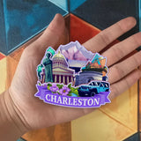 Магнит на холодильник для Чарльстона, Западная Вирджиния, США, 908