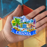 Refrigerator Magnet for Chania Greece  1730