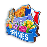 Refrigerator Magnet for Rennes France  1326