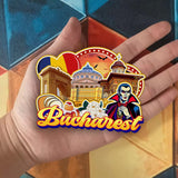Refrigerator Magnet for Bucharest Romania  2315