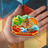 Refrigerator Magnet for Almeria Spain  1381