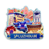 Kühlschrankmagnet für Luzhou, Sichuan, China 578
