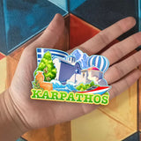 Refrigerator Magnet for Karpathos Greece  1769