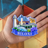 Refrigerator Magnet for Biloxi Mississippi USA  1011
