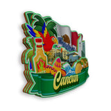 Refrigerator Magnet for Cancun Mexico  1797