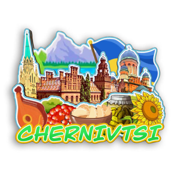 Refrigerator Magnet for Chernivtsi Ukraine  2394
