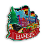 Refrigerator Magnet for Hamburg Germany  1174