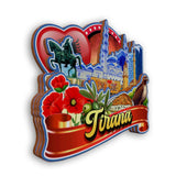 Refrigerator Magnet for Tirana Albania  2453