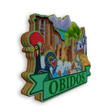 Refrigerator Magnet for Obidos Portugal  1948