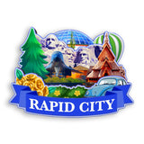 Refrigerator Magnet for Rapid City South Dakota USA  1140