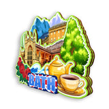 Refrigerator Magnet for Bath UK  1459
