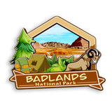 Refrigerator Magnet for Badlands National Park South Dakota USA  1148